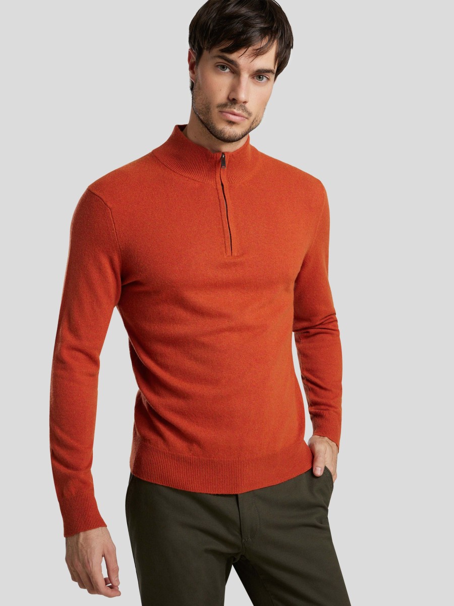 Manner Hackett Pullover & Strickjacken | Troyer Rot