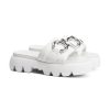 Frauen Kennel&Schmenger Sandalen & Sandaletten | Pantolette Mit Plateau Weiss