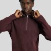 Manner Marc O Pullover & Strickjacken | Troyer Bordeaux