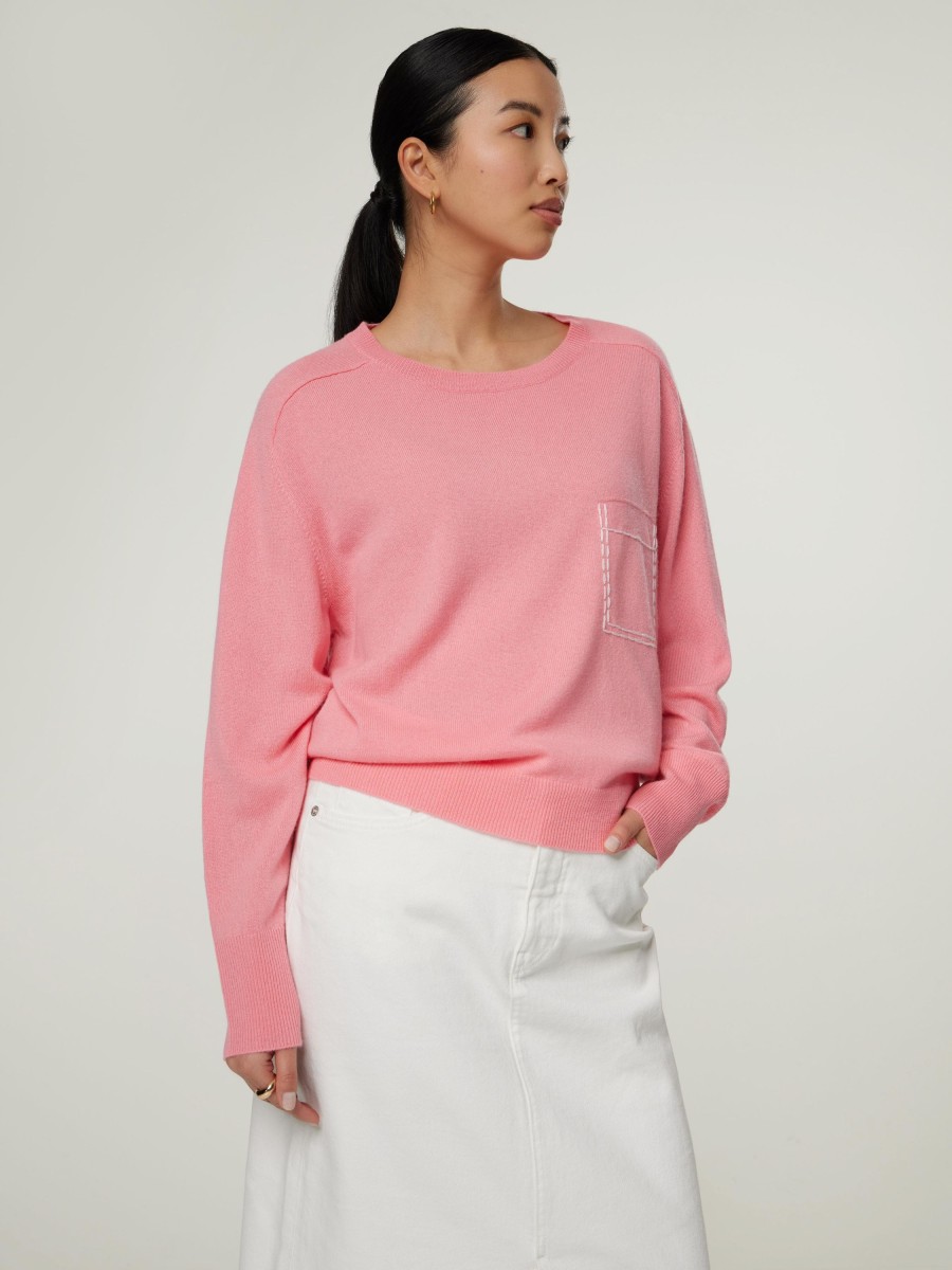 Frauen FTC Pullover & Strick | Strickpullover Pink