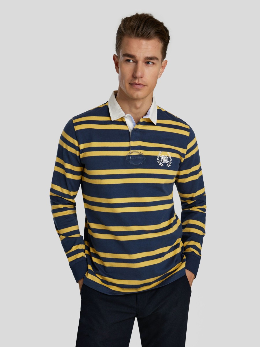 Manner Paul Kehl Polo-Shirts | Rugbyshirt Marine