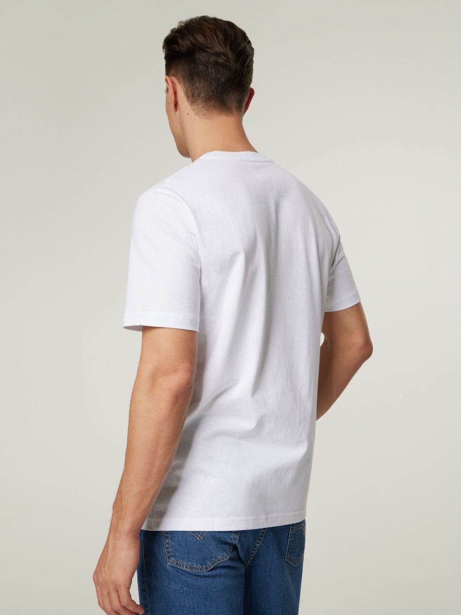 Manner Diesel T-Shirts & Shirts | T-Shirt Mit Logo Just Weiss