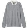 Manner Gant Grosse Grossen | Langarm Polo-Shirt Grau