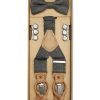 Manner Paul Krawatten & Accessoires | Hosentrager&Fliegen Set Anthrazit