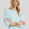 Frauen Luisa Cerano Pullover & Strick | Strickpullover Aus Woll-Mix Acqua