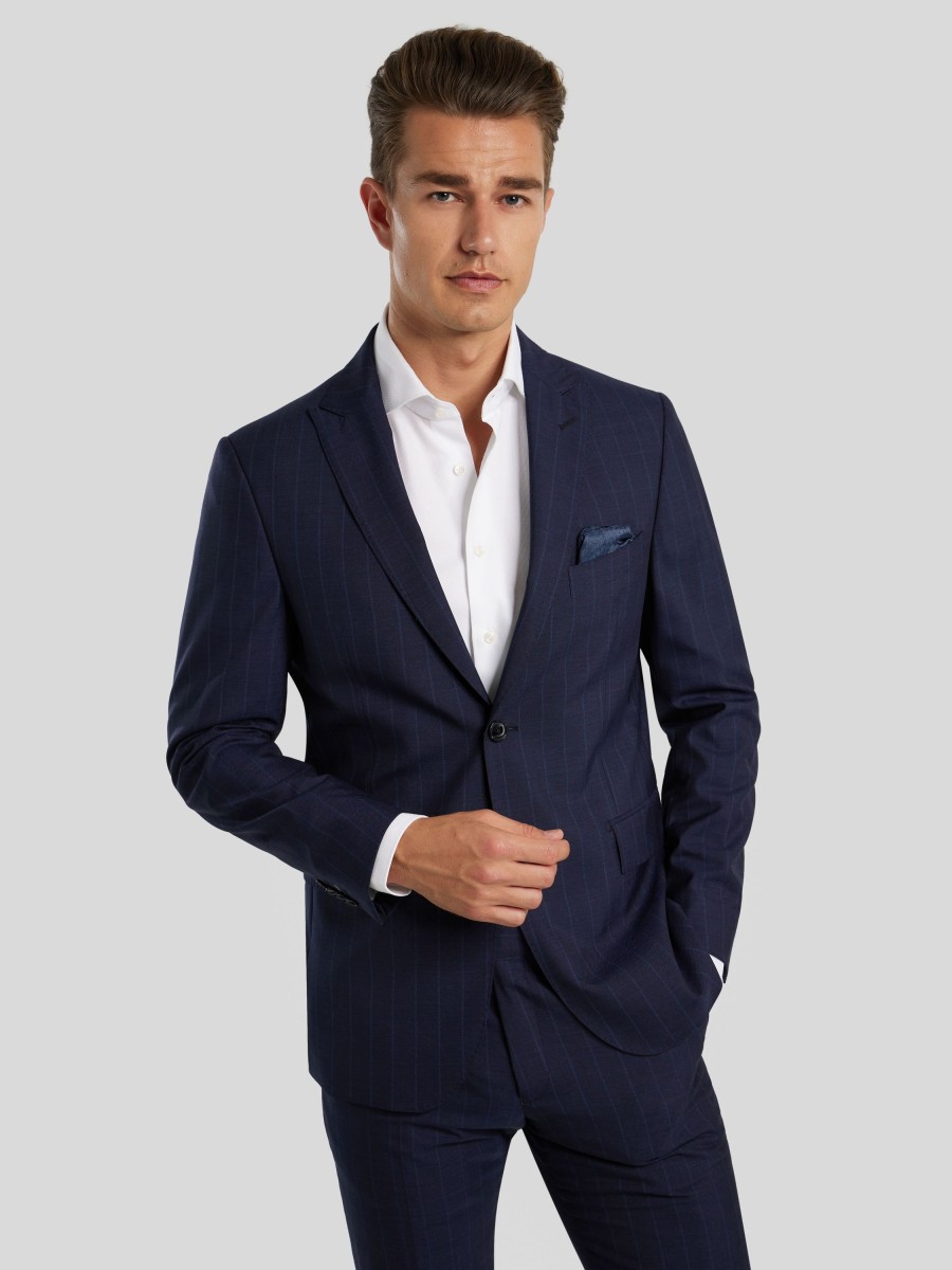 Manner Paul Kehl Anzuge | Anzug 2-Teilig Im Tailored Fit Marine