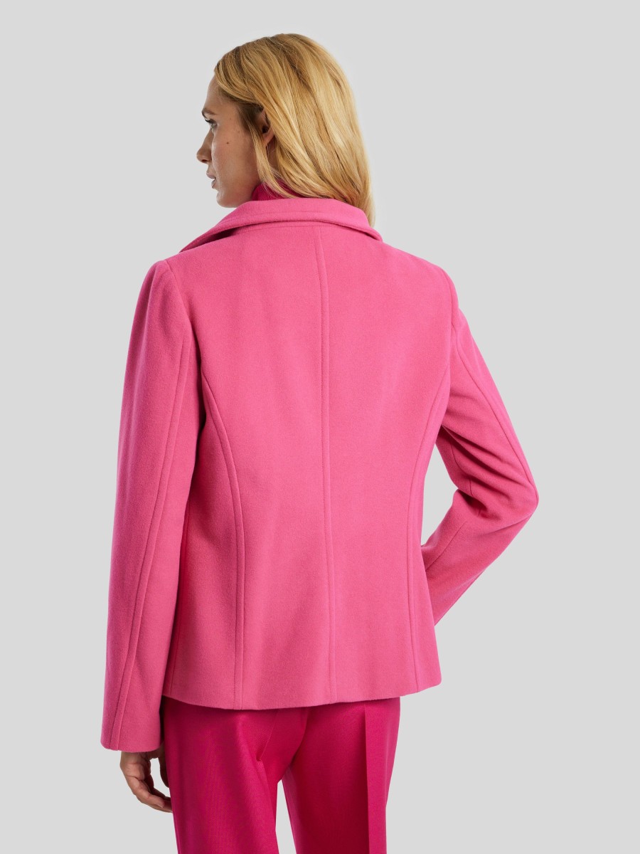 Frauen Fuchs Schmitt Jacken | Kurze Wolljacke Pink