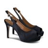 Frauen Pedro Miralles High Heels & Pumps | High Heels Mit Schmuckbesatz Schwarz