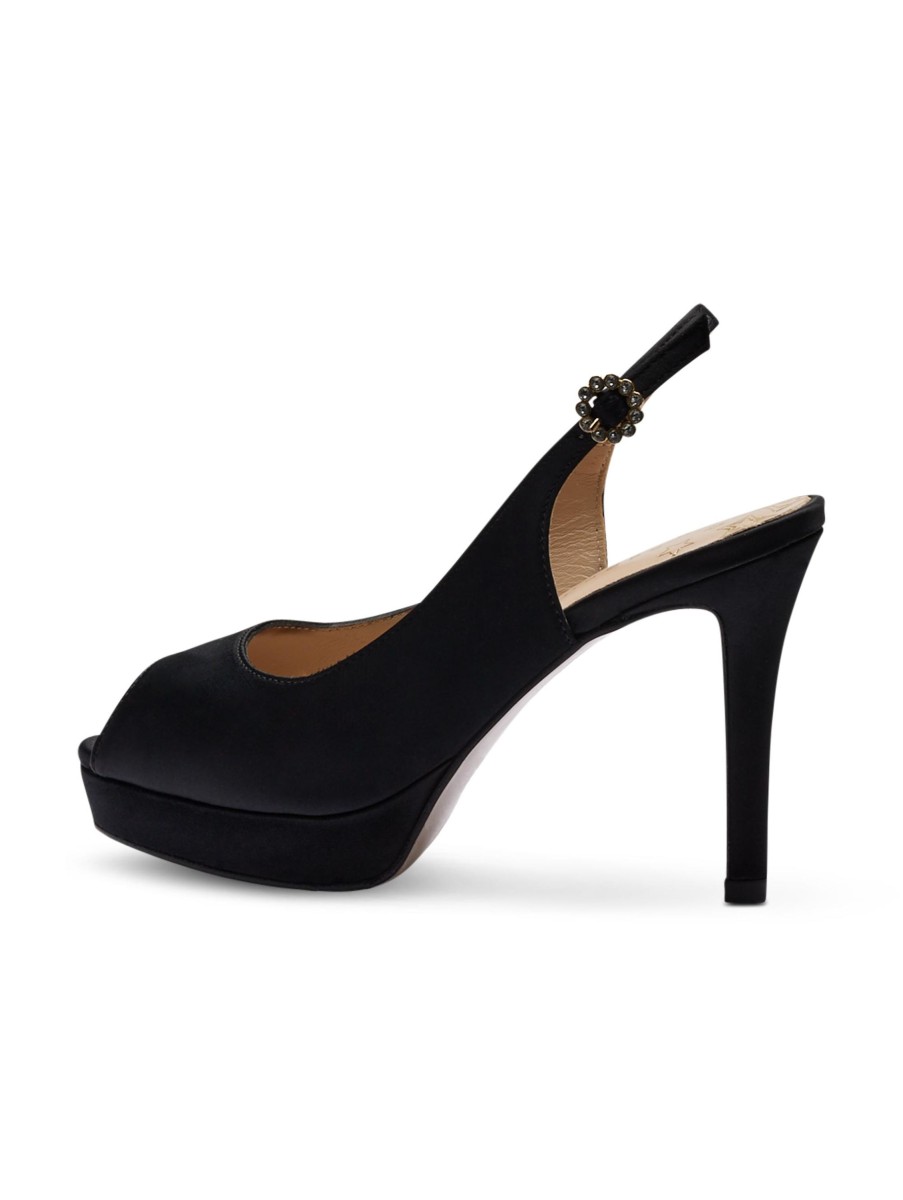 Frauen Pedro Miralles High Heels & Pumps | High Heels Mit Schmuckbesatz Schwarz