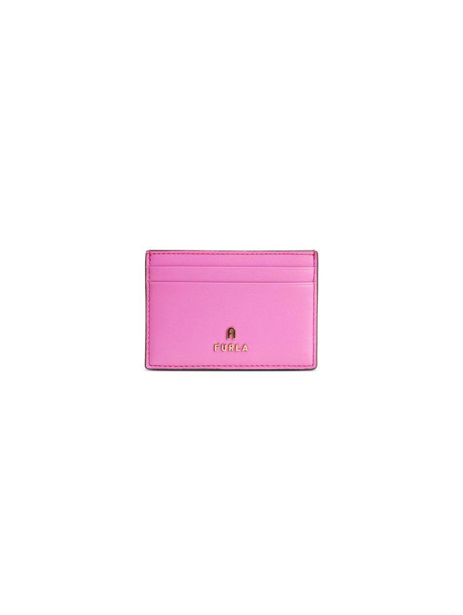 Frauen Furla Portemonnaies & Etuis | Kartenetui Camelia Fuchsia