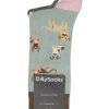 Frauen Dilly Socks Wasche & Loungewear | Socken Doggy Dog Mint