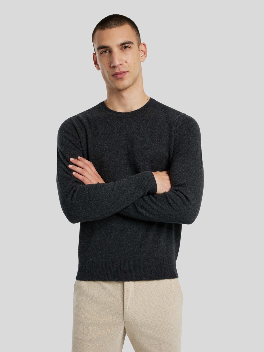 Manner Paul Kehl Pullover & Strickjacken | Pullover Aus Kaschmir Anthrazit