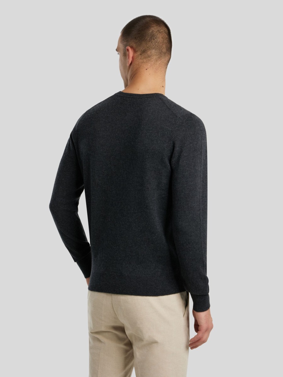 Manner Paul Kehl Pullover & Strickjacken | Pullover Aus Kaschmir Anthrazit