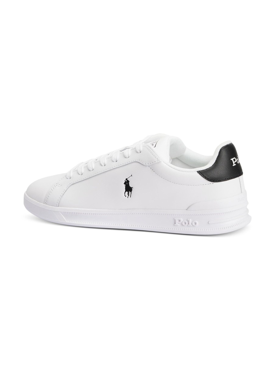 Manner Polo Ralph Lauren Men Sneakers | Sneaker Mit Logo Weiss