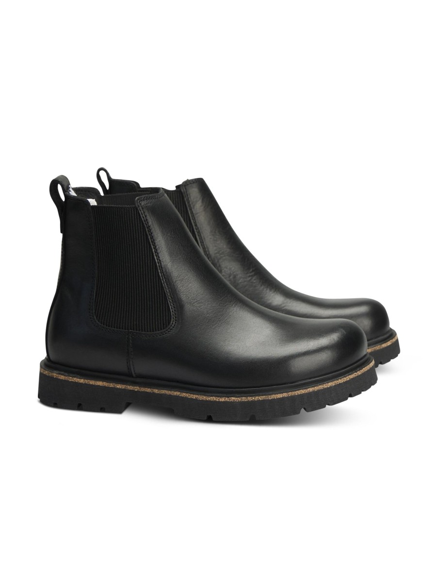 Manner Birkenstock Boots & Bottinen | Chelsea Boots Highwood Schwarz