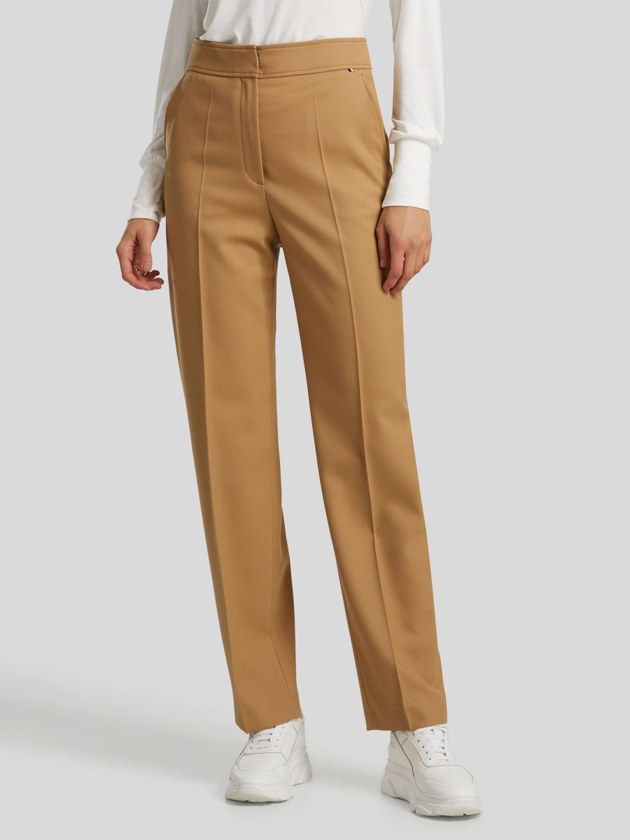 Frauen BOSS Women Hosen | Hose Mit Bugelfalten Tusara Camel