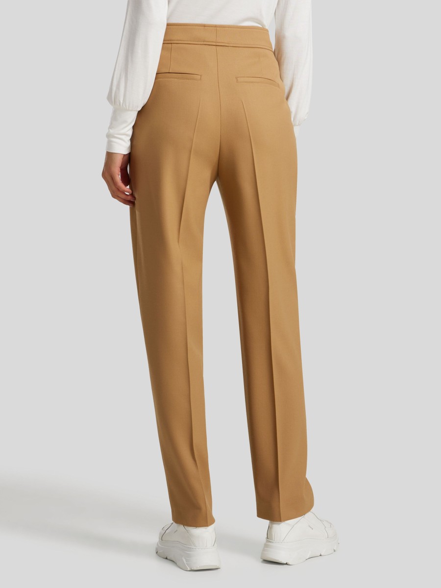 Frauen BOSS Women Hosen | Hose Mit Bugelfalten Tusara Camel