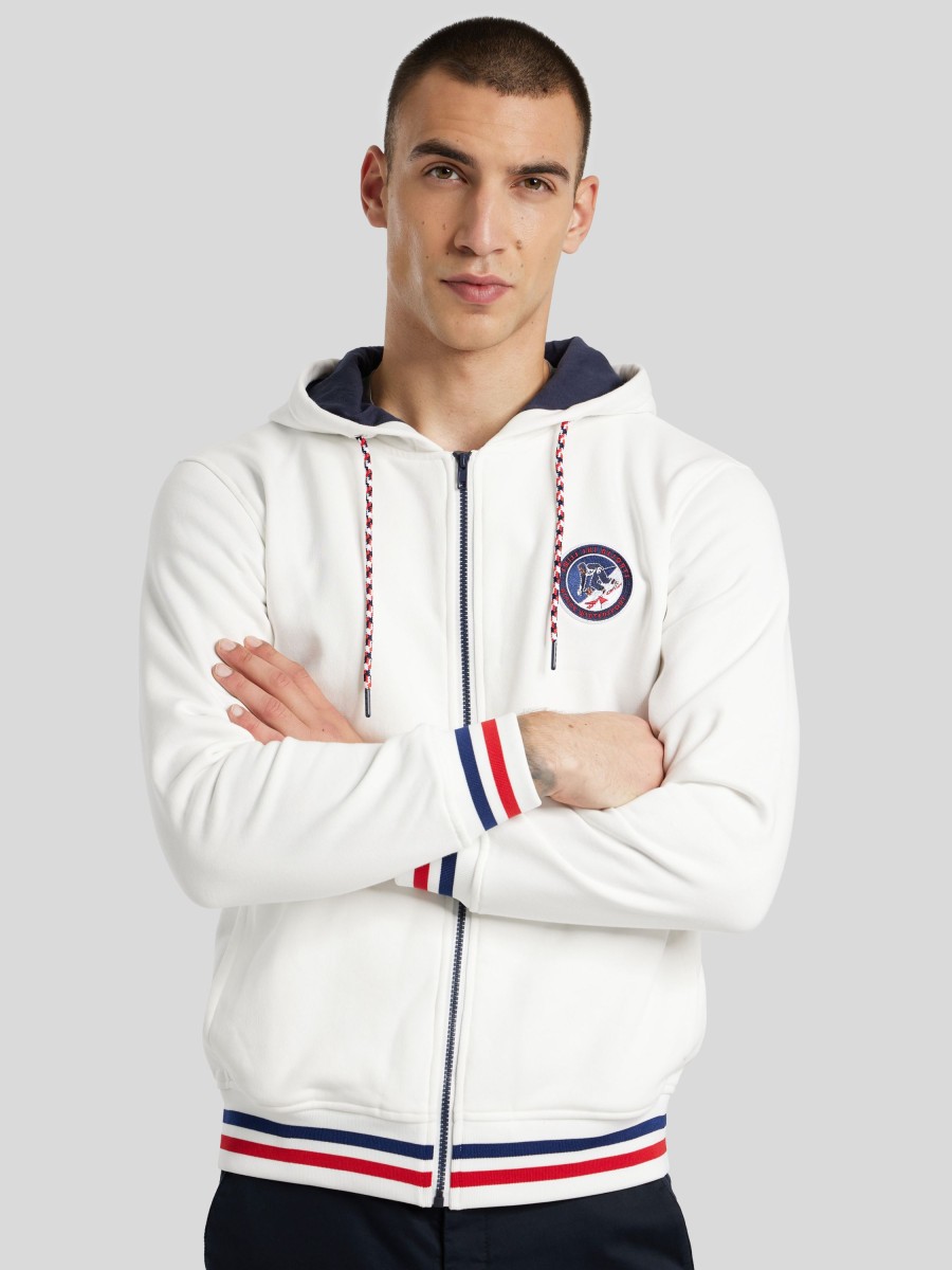 Manner Paul Hoodies & Sweatshirts | Sweatjacke Ecru