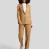 Frauen BOSS Women Blazer | Blazer Im Slim Fit Jocalua Beige