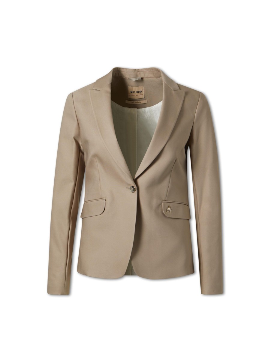 Frauen Mos Mosh Blazer | Businessblazer Blake Night Taupe