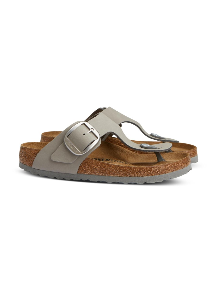 Frauen Birkenstock Sandalen & Sandaletten | Sandale Gizeh Hellgrau