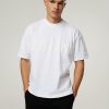 Manner AllSaints T-Shirts & Shirts | T-Shirt Mit Print Weiss