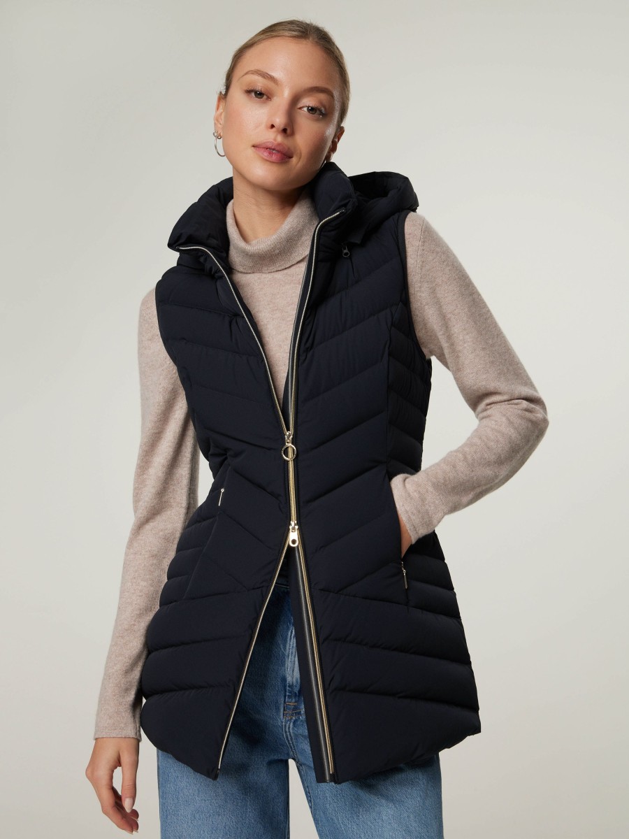 Frauen Cape Horn Gilets & Westen | Steppweste Chungara Schwarz