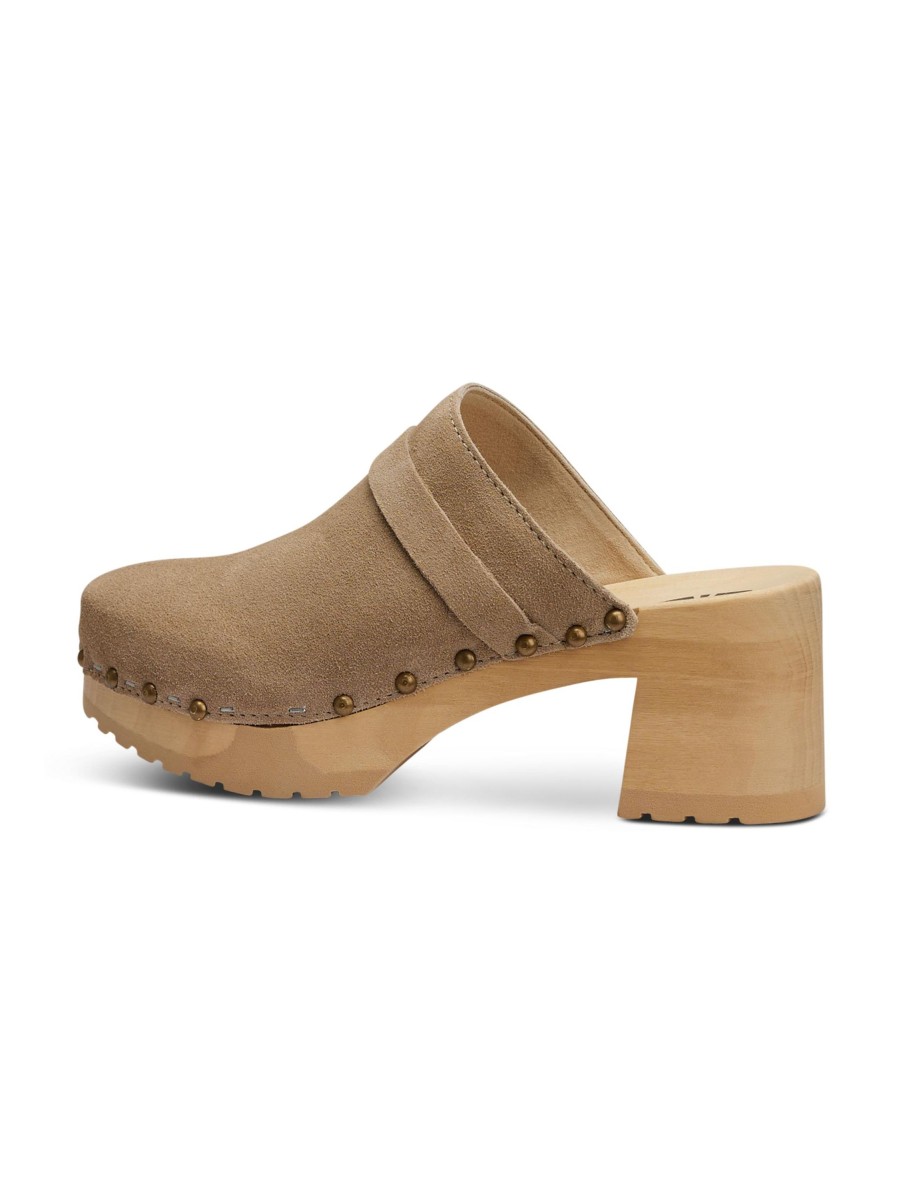 Frauen Softclox Sandalen & Sandaletten | Clogs Henja Taupe