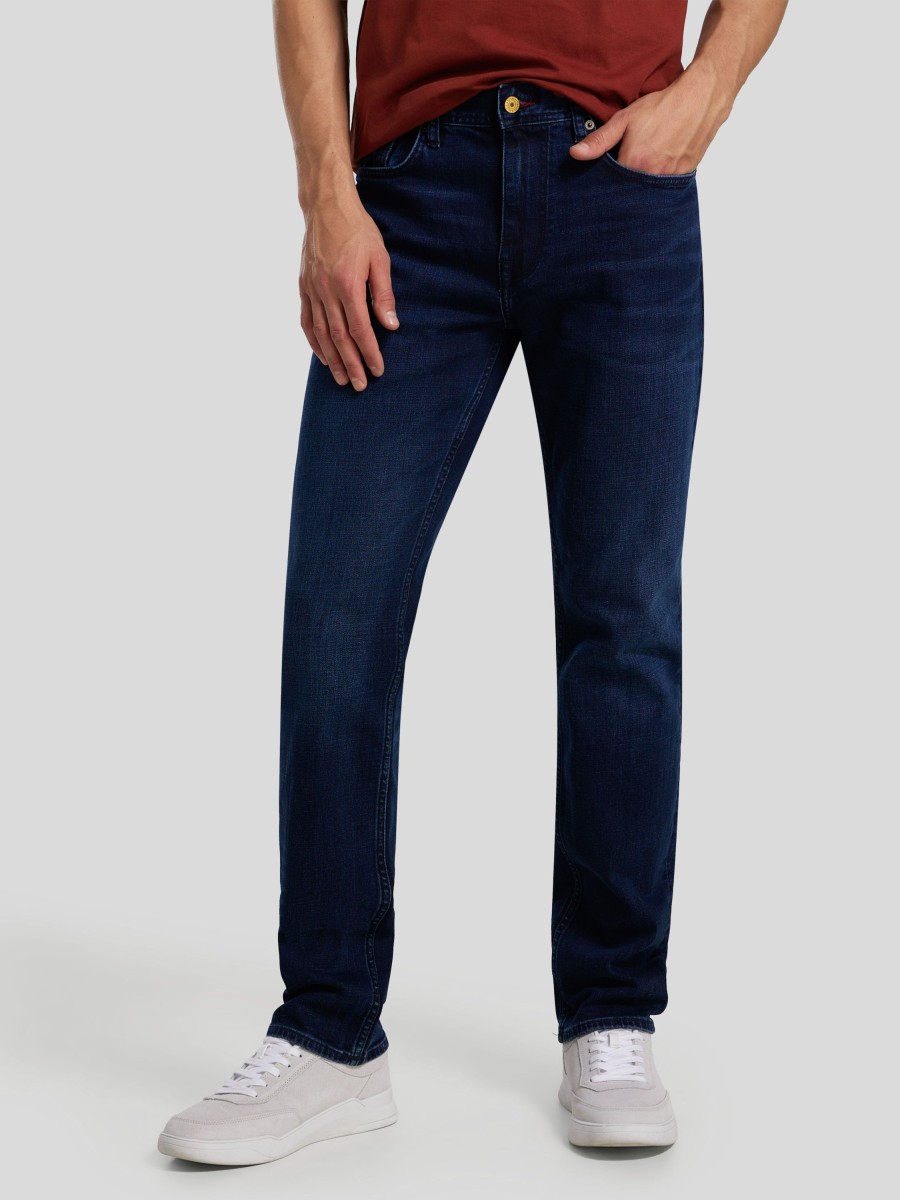 Manner Tommy Hilfiger Jeans | Jeans Im Straight Fit Mittelblau