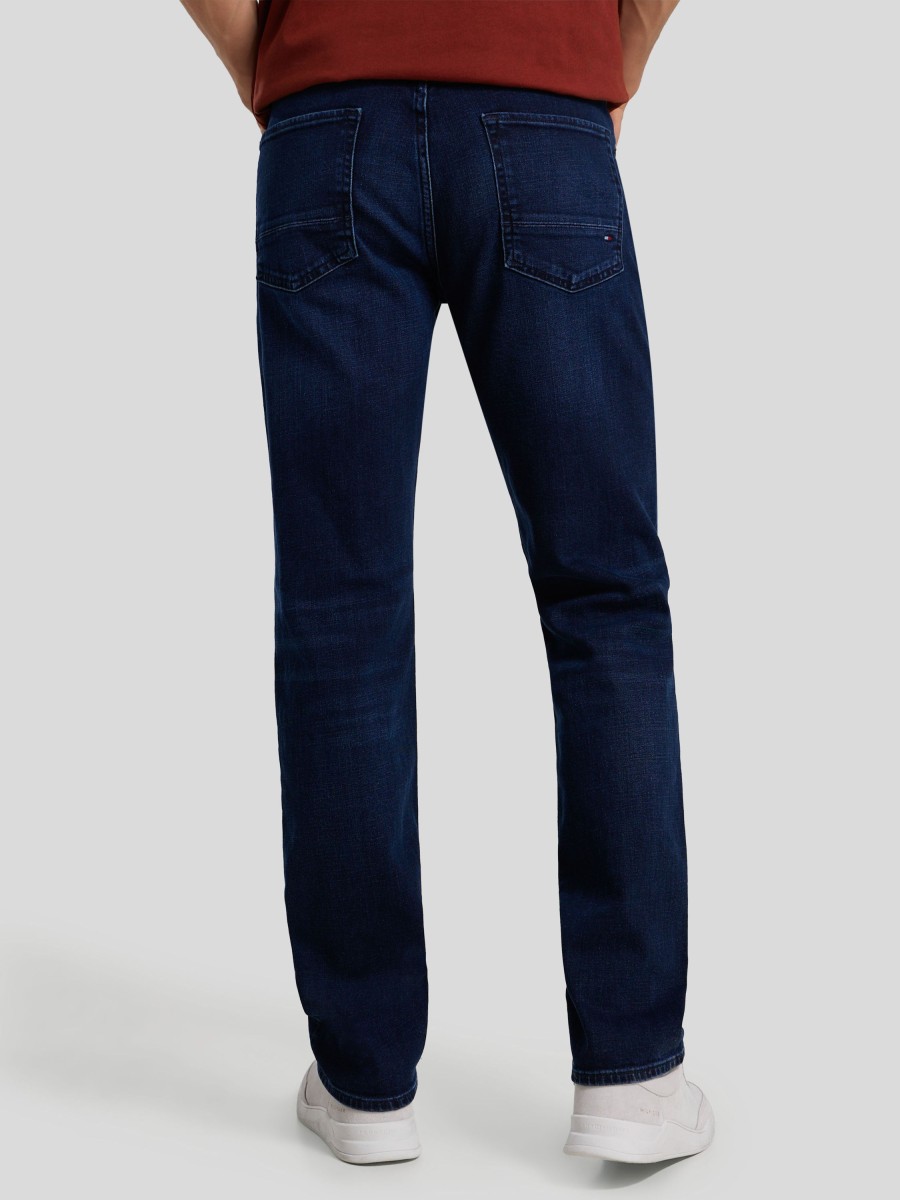 Manner Tommy Hilfiger Jeans | Jeans Im Straight Fit Mittelblau