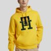 Manner Tommy Hilfiger Hoodies & Sweatshirts | Hoodie Mit Logo-Applikation Gelb