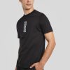 Manner Hugo Sportswear T-Shirts & Shirts | T-Shirt Mit Logo Dalbula Schwarz