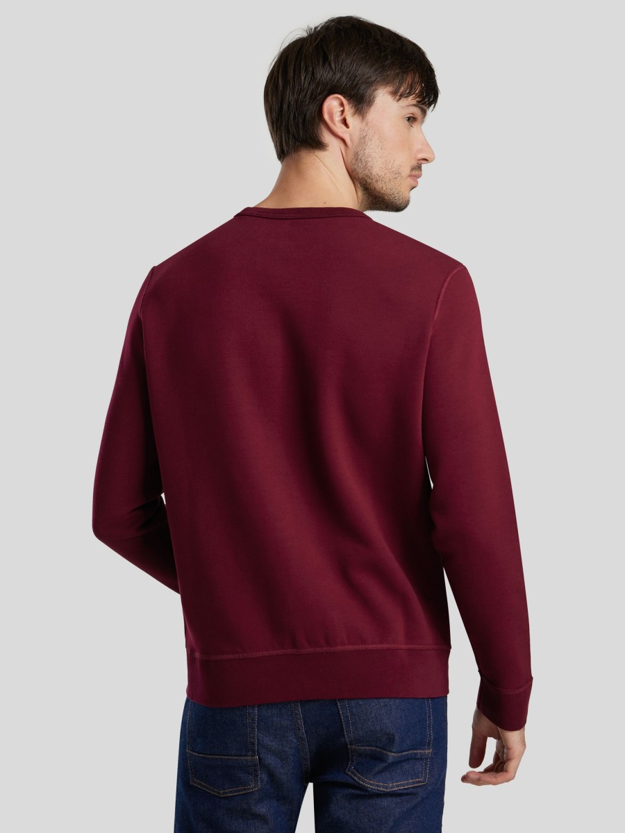 Manner Polo Ralph Lauren Men Hoodies & Sweatshirts | Sweatshirt Mit Logo Bordeaux