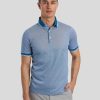 Manner Burger Polo-Shirts | Polo-Shirt Hellblau