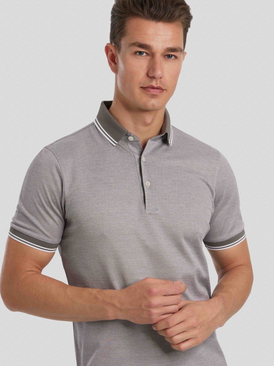 Manner Burger Polo-Shirts | Polo-Shirt Beige