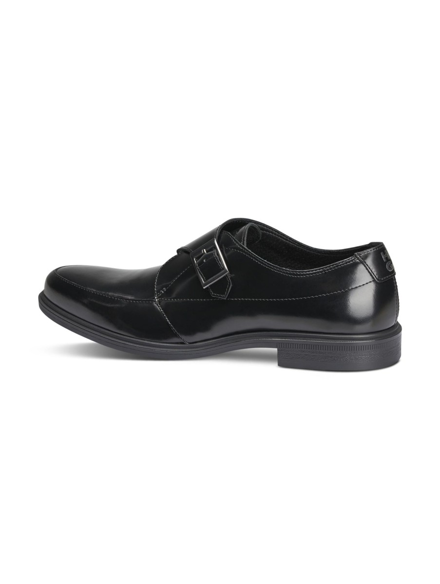 Manner HUGO Business-Schuhe | Singlemonk Kerr Monk Schwarz