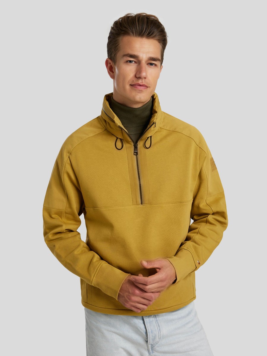 Manner Tommy Hilfiger Hoodies & Sweatshirts | Sweatpullover Senfgelb