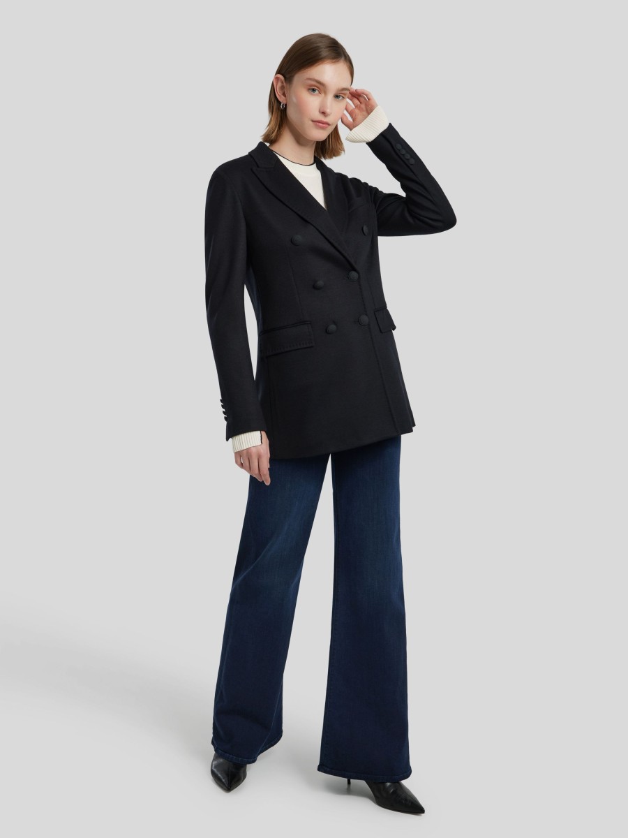 Frauen Circolo Blazer | Long-Blazer Schwarz