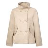 Frauen Cinque Mantel | Kurzer Trenchcoat Cijolina Camel