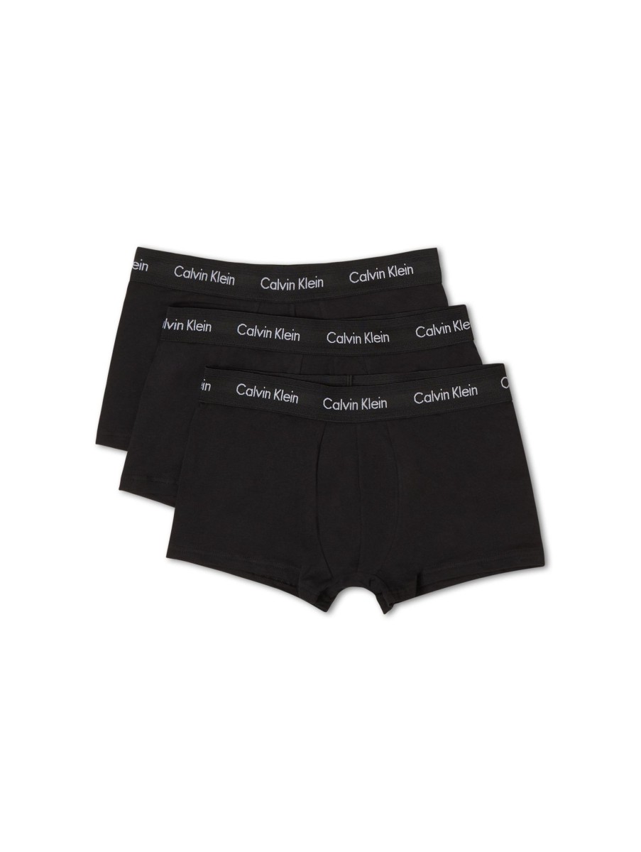 Manner Calvin Klein Underwear Wasche & Loungewear | Boxershorts Im 3Er Set Schwarz