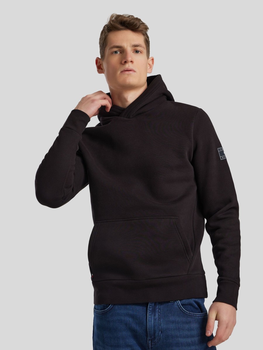 Manner Tommy Hilfiger Hoodies & Sweatshirts | Hoodie Mit Logo Schwarz