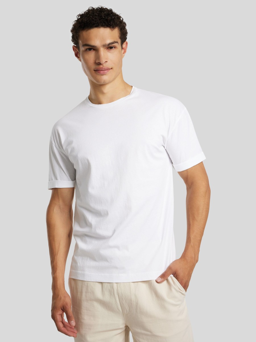 Manner Drykorn T-Shirts & Shirts | T-Shirt Weiss