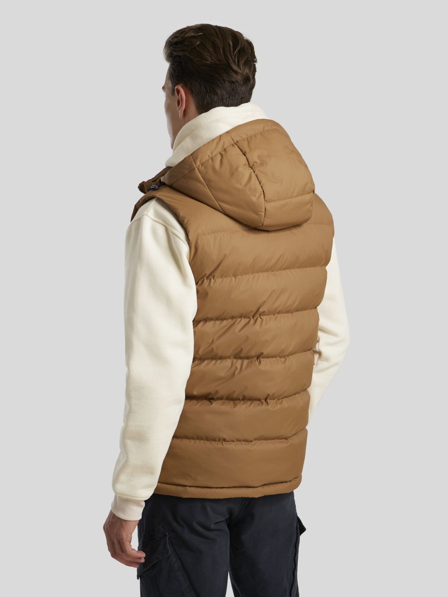 Manner Gant Gilets & Westen | Gilet Braun