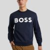 Manner BOSS Casual Hoodies & Sweatshirts | Sweatshirt Marine