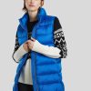 Frauen Save the Duck Gilets & Westen | Steppweste Indigo