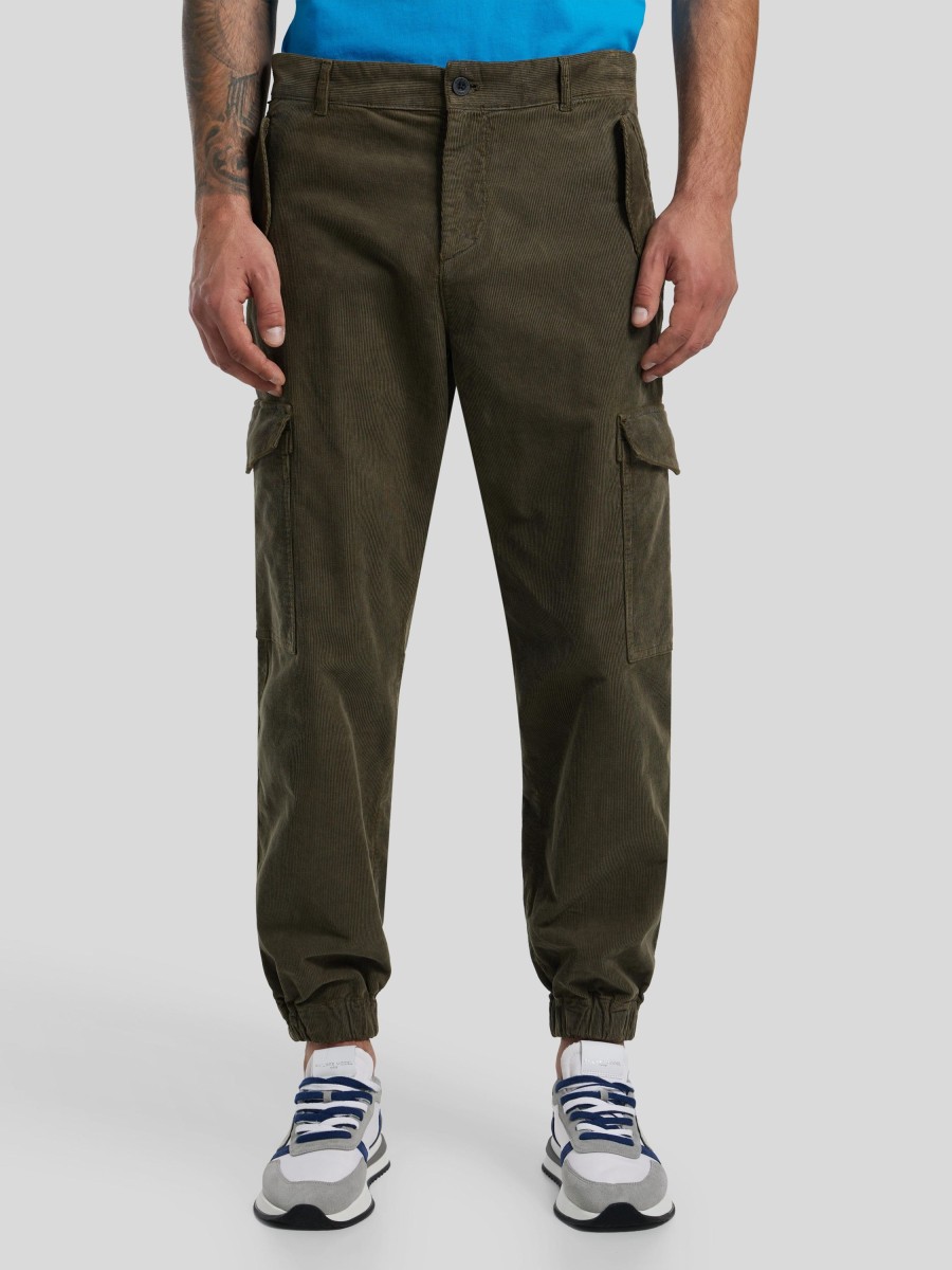 Manner Tommy Hilfiger Hosen | Cargohose Oliv