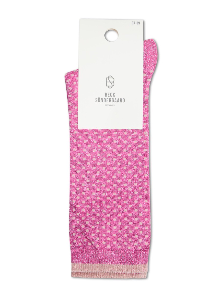 Frauen Becksöndergaard Wasche & Loungewear | Socken Pink