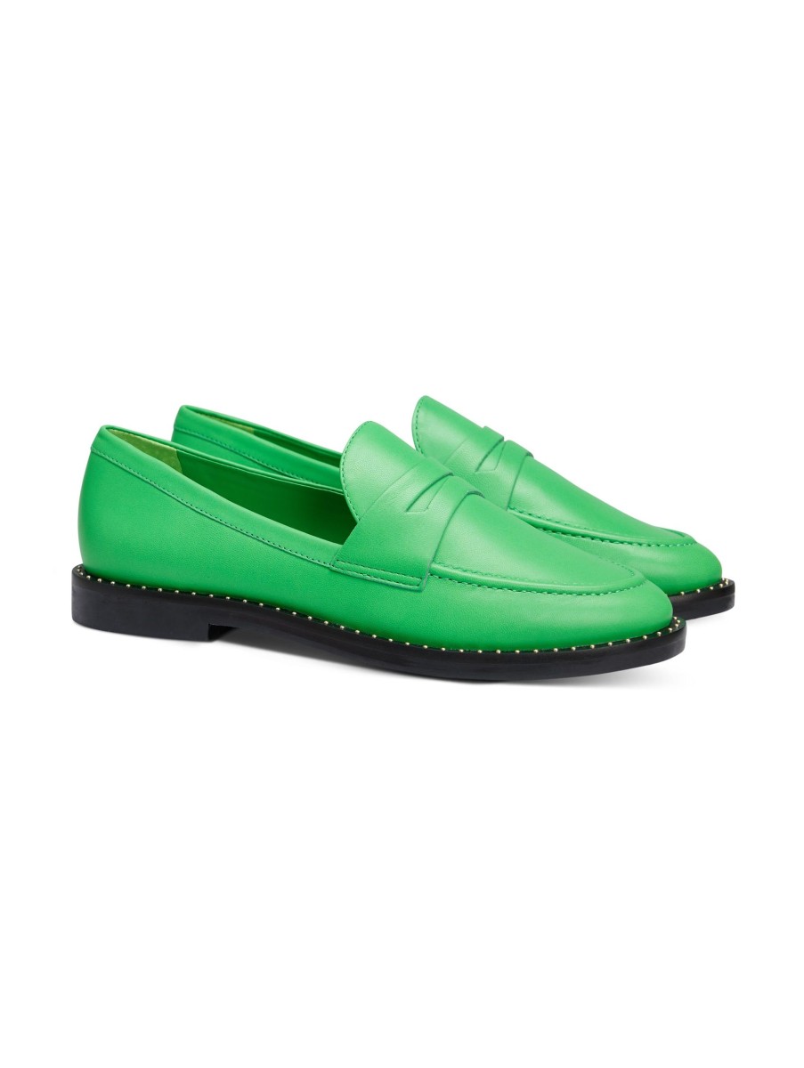 Frauen Carrano Halbschuhe | Loafer Grun