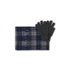 Manner Barbour Schals & Tucher | Set Aus Schal Und Handschuhe Marine