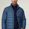 Manner Polo Ralph Lauren Men Jacken | Steppjacke Mit Logo Mittelblau